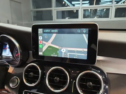 벤츠 GLC350e 애플 카플레이 터치, 안드로이드오토 터치 장착!