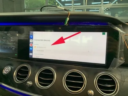 벤츠 E300 W213 카링킷 에어 터치 판넬 장착! 4D 부메스터 트위터 스피커, 엠비언트 라이트 송풍구 교체!