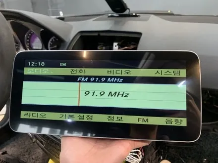 2010년 벤츠 C200 W204 안드로이드 올인원,모니터 고장으로 교체 장착