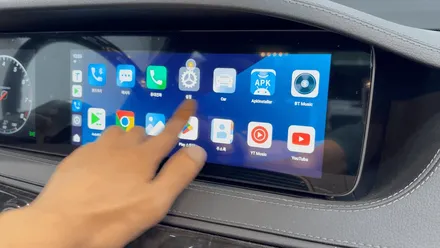 2018 벤츠 S450 W222 카링킷 프로3 에어터치 장착으로 터치로 사용하기! 벤츠 카링킷 터치로 편리하게 사용하세요!