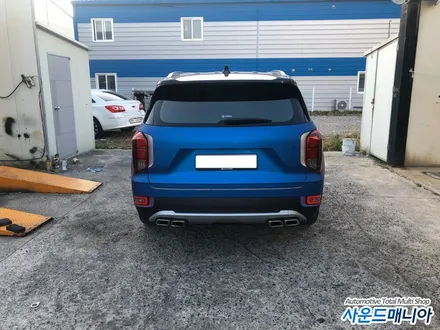 팰리세이드 블랙 & 블루 전체 [울산랩핑전문점] 사운드매니아 / 울산 진장동