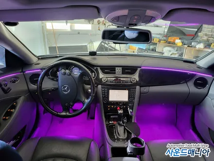 벤츠CLS W219  DMX엠비언트 시공 잘하는 울산 사운드매니아 / 울산, 경남