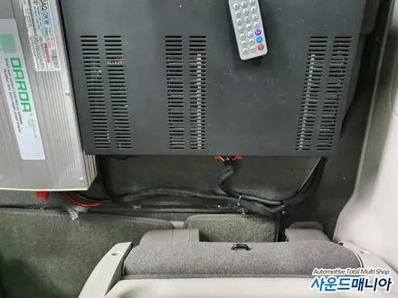 울산랩핑 잘하는업체  카니발 광고랩핑 홍보스피커 앰프장착 by  사운드매니아 / 울산 진장동