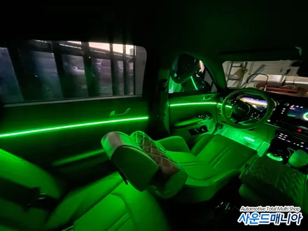기아 K5 순정 연동 기어다이얼 포함 카식스 엠비언트라이트로 실내 감성 업그레이드 / 울산, 경남