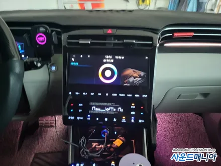 투싼NX4  DMX 순정연동 엠비언트 작업 울산 사운드매니아 / 울산, 경남
