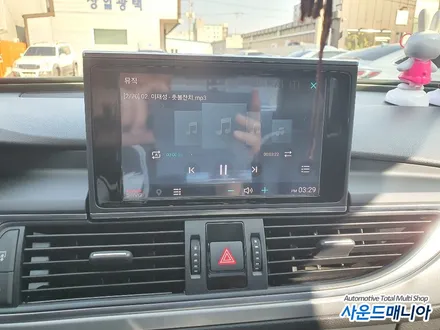아우디A6 파인 드라이브 BF700G 울산 내비게이션 매립 전문점 by 사운드매니아 / 울산 진장동
