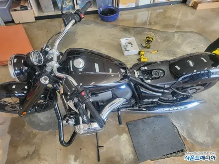 신형 BMW R 18 바이크 오토바이 PPF 시공에 숙련된 울산 사운드매니아 / 울산, 경남