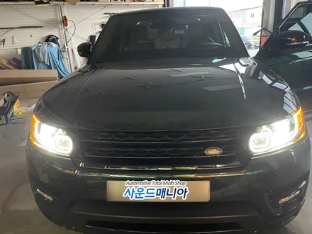 울산 랜드로버 레인지로버 DMX 엠비언트 시공후 실내 모습 너무 이쁨!! / 울산, 경남