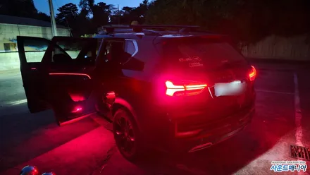 울산 올뉴렉스턴 카식스 RGB 엠비언트 시공후 실내 모습 감상