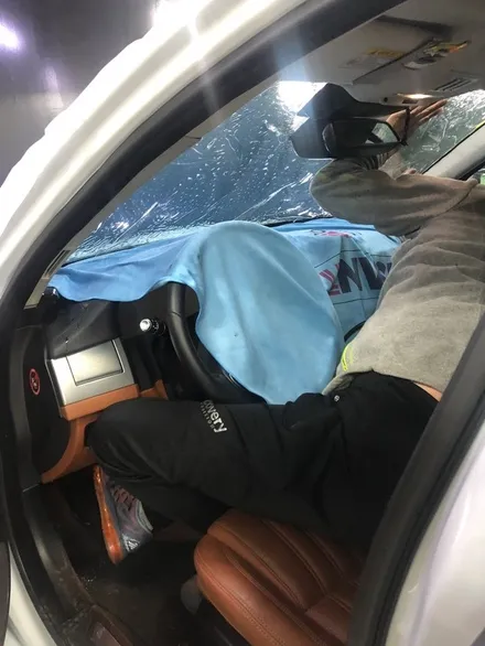 [울산썬팅] 재규어 레인보우썬팅 시공 - 사운드매니아 / 울산 진장동