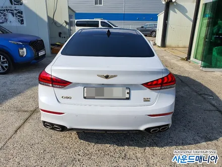 제네시스 G80 신차패키지 레인보우 V70 썬팅 블랙박스 앰비언트작업 사운드매니아 / 울산 진장동