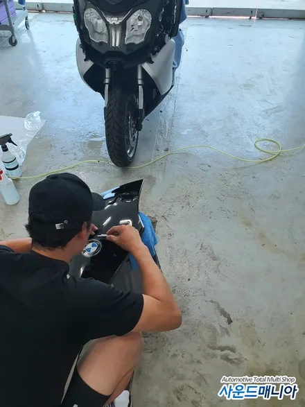 울산 BMW 오토바이 PPF시공 사운드매니아 / 울산 진장동