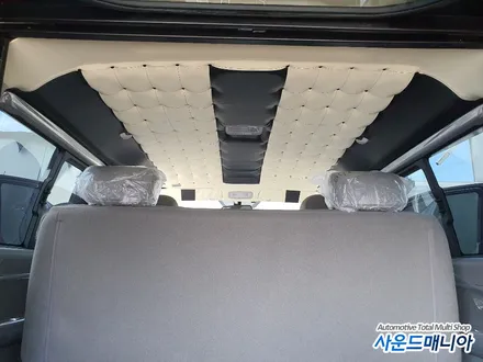 울산 스타렉스 천장엠보싱,트렁크 공간 차박 평탄화 시공 BY 사운드매니아 / 울산 진장동