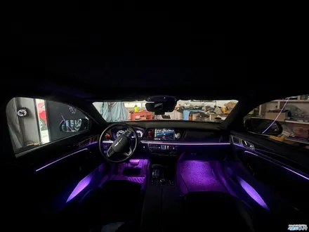 울산 DMX 엠비언트 제네시스G80 스포츠에 순정스럽게 비노출로 매립 / 울산, 경남