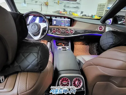 BENZ W222 벤츠 S-클래스  S450 순정 연동 송풍구 엠비언트 시공 전문 BY 사운드매니아 / 울산, 경남