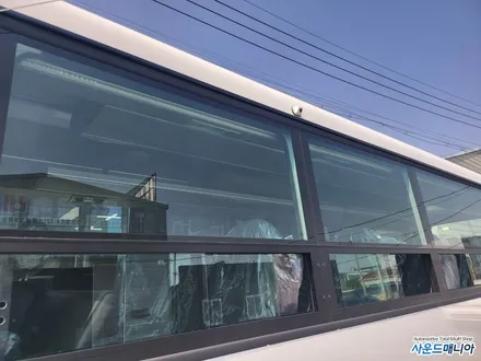 울산 기아 캠핑카 화물차 트럭 버스 에어로타운 신차 어라운드뷰 장착은 사운드매니아 / 울산, 경남