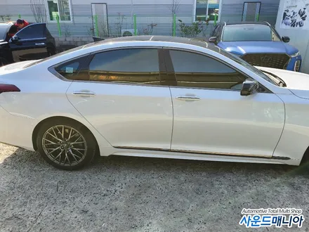 제네시스 G80 신차패키지 레인보우 V70 썬팅 블랙박스 앰비언트작업 사운드매니아 / 울산 진장동