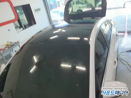 현대 아이오닉 하이브리트 루프스킨 랩핑 / 울산 진장동