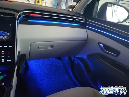 투싼NX4  DMX 순정연동 엠비언트 작업 울산 사운드매니아 / 울산, 경남