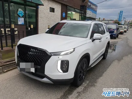 울산 팰리세이드 스파이더 그릴교체 그릴 테두리도색 BY 사운드매니아 / 울산 진장동