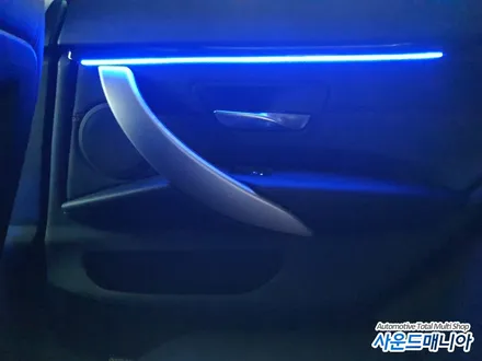 BMW420(F32)  4시리즈  DMX 비노출 엠비언트 무드등 시공 작업 BY 사운드매니아 / 울산, 경남
