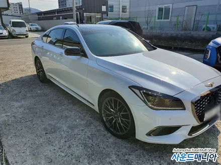 제네시스 G80 신차패키지 레인보우 V70 썬팅 블랙박스 앰비언트작업 사운드매니아 / 울산 진장동