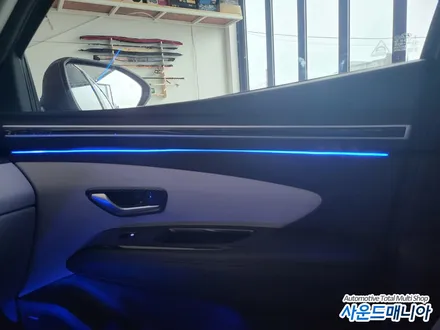 투싼NX4  DMX 순정연동 엠비언트 작업 울산 사운드매니아 / 울산, 경남