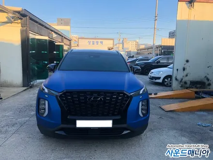 팰리세이드 블랙 & 블루 전체 [울산랩핑전문점] 사운드매니아 / 울산 진장동
