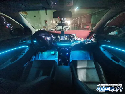 올 뉴 투싼 DMX 비노출 엠비언트 무드등 시공 잘하는 사운드매니아 / 울산, 경남