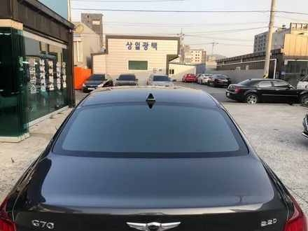 [울산썬팅] 제네시스 레인보우 썬팅시공 - 사운드매니아 / 울산 진장동