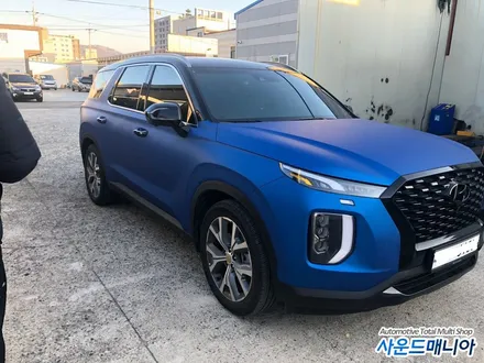 팰리세이드 블랙 & 블루 전체 [울산랩핑전문점] 사운드매니아 / 울산 진장동