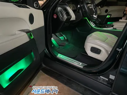 울산 랜드로버 레인지로버 DMX 엠비언트 시공후 실내 모습 너무 이쁨!! / 울산, 경남