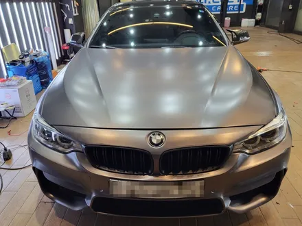 시흥 BMW 4시리즈 사틴다크그레이 랩핑으로 기분 전환 / 시흥시 월곶동