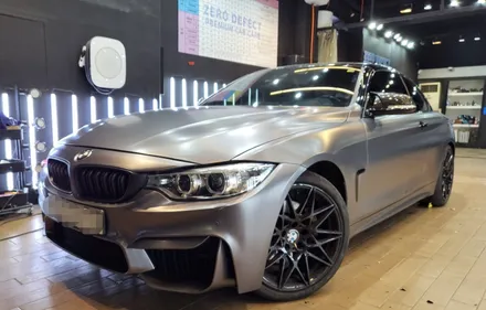 시흥 BMW 4시리즈 사틴다크그레이 랩핑으로 기분 전환 / 시흥시 월곶동