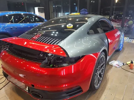 인천 송도 랩핑 포르쉐 911카레라 택랩 트루블러드 랩핑으로 섹시하게 변신 / 시흥시 월곶동