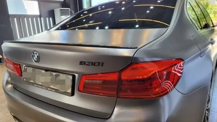 경기도 시흥 랩핑 BMW 5시리즈 에이버리 사틴다크그레이&크롬죽이기 랩핑 완료! / 시흥시 월곶동