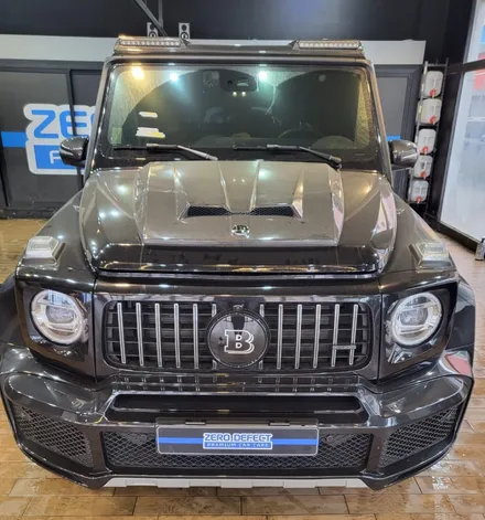 경기도 시흥 지바겐 브라부스(BRABUS) 올 튜닝 사틴화이트로 전체 랩핑 / 시흥시 월곶동
