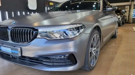 경기도 시흥 랩핑 BMW 5시리즈 에이버리 사틴다크그레이&크롬죽이기 랩핑 완료! / 시흥시 월곶동