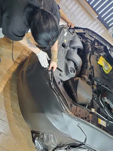 시흥 랩핑 재규어XJ 사틴다크바솔트로 내 차 꾸미기 / 시흥시 월곶동