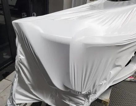 경기도 시흥 지바겐 브라부스(BRABUS) 올 튜닝 사틴화이트로 전체 랩핑 / 시흥시 월곶동