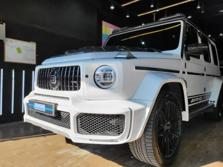 경기도 시흥 지바겐 브라부스(BRABUS) 올 튜닝 사틴화이트로 전체 랩핑 / 시흥시 월곶동