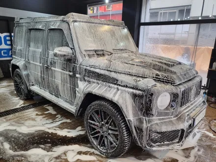경기도 시흥 지바겐 브라부스(BRABUS) 올 튜닝 사틴화이트로 전체 랩핑 / 시흥시 월곶동