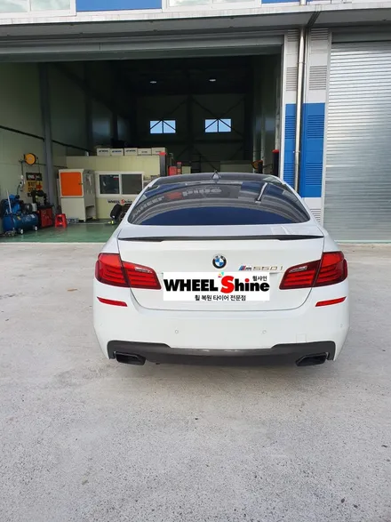 BMW 550i 4짝 고스트크롬 캘리퍼도색 골드플레이팅 / 동해시 단봉동