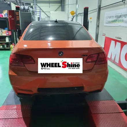 BMW M3 볼크레이싱레이즈 18인치 블랙무광 휠도색 동해휠도색,삼척휠도색,강릉휠도색,태백휠도색,울진휠도색 / 동해시 단봉동
