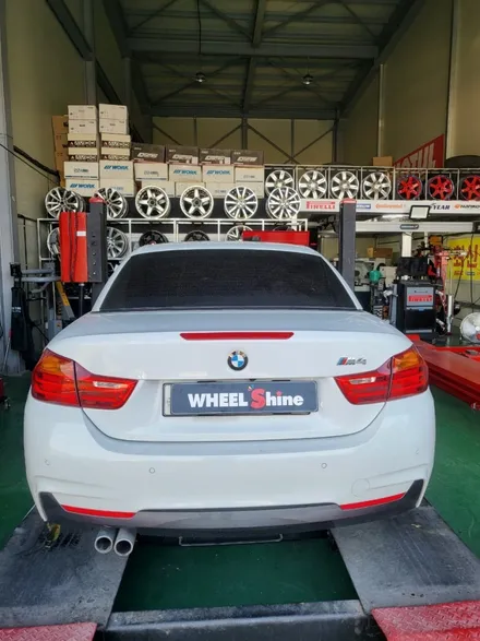 bmw 528i 컨버터블 19인치 고스트크롬 도색 동해휠도색,강릉휠도색,태백휠도색,삼척휠도색,울진휠도색 / 동해시 단봉동