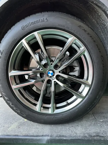 BMW x4 19인치 블랙크롬(고스크롬)동해휠도색 / 동해시 단봉동