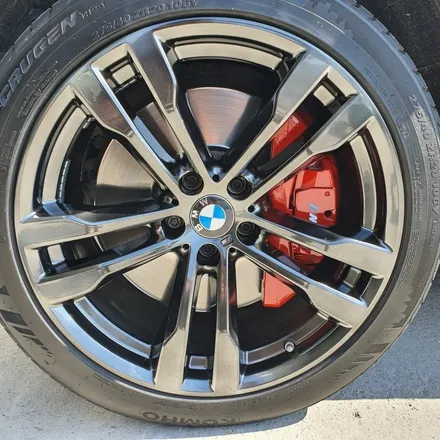 BMW X6M 20인치고스트크롬도색,캘리퍼레드도색 / 동해시 단봉동