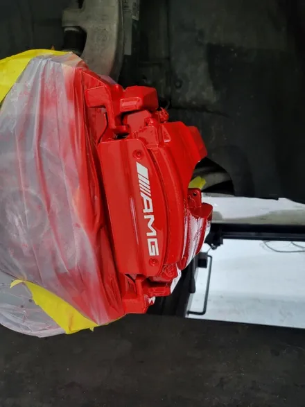 벤츠 GLE350d 20인치휠커스텀 및 캘리퍼도색 동해휠도색,강릉휠도색,삼척휠도색,태백휠도색 / 동해시 단봉동