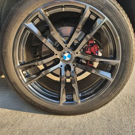 BMW x5 20인치 수리후 고스트크롬 도색 / 동해시 단봉동