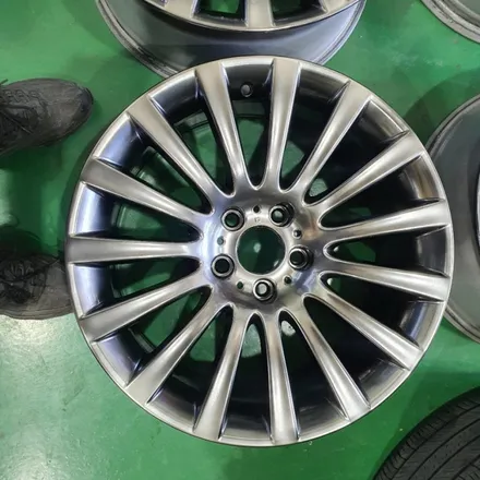 BMW 740li 19인치 고스트크롬휠도색 캘리퍼도색 동해휠도색,삼척휠도색,강릉휠도색,태백휠도색,울진휠도색 / 동해시 단봉동